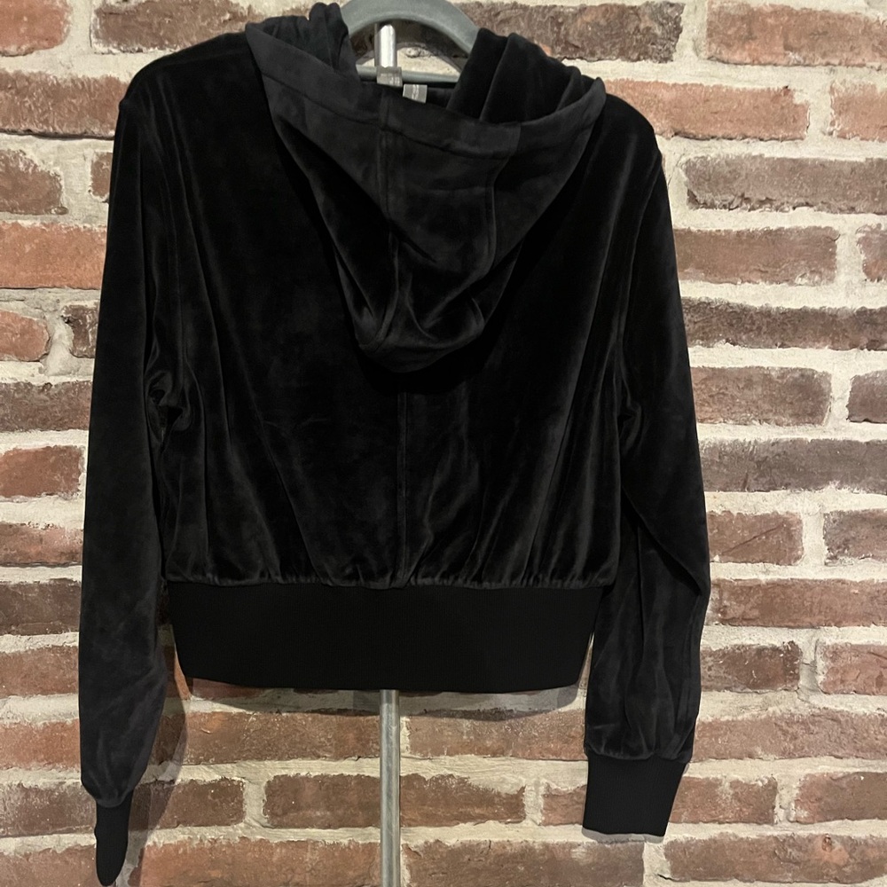 NWT Sweaty Betty Retake Velour Zip Through Jacket Black Size Small - Picture 7 of 15